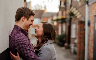 EMMA + CRAIG – GO DOWN MEMORY LANE ON THEIR ENGAGEMENT SHOOT IN BEVERLEY, EAST YORKSHIRE